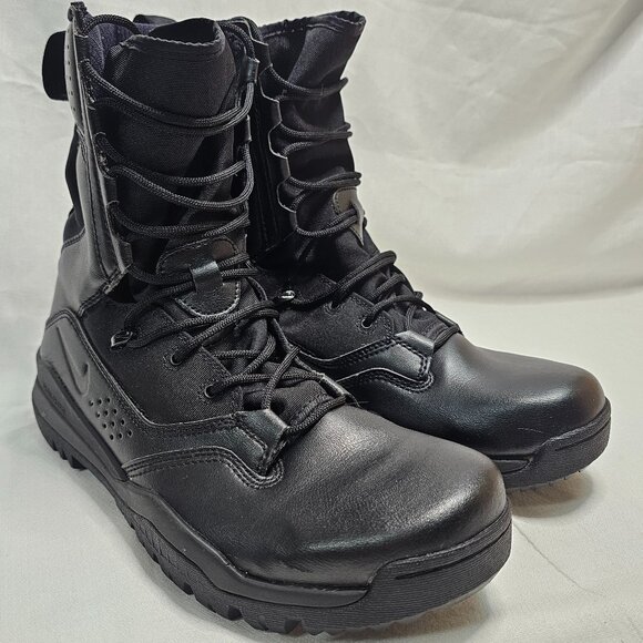Nike Special Field Boot 8” Tactical Boots Triple Black AO7507-001 Men's Size 9.5 - Picture 3 of 12
